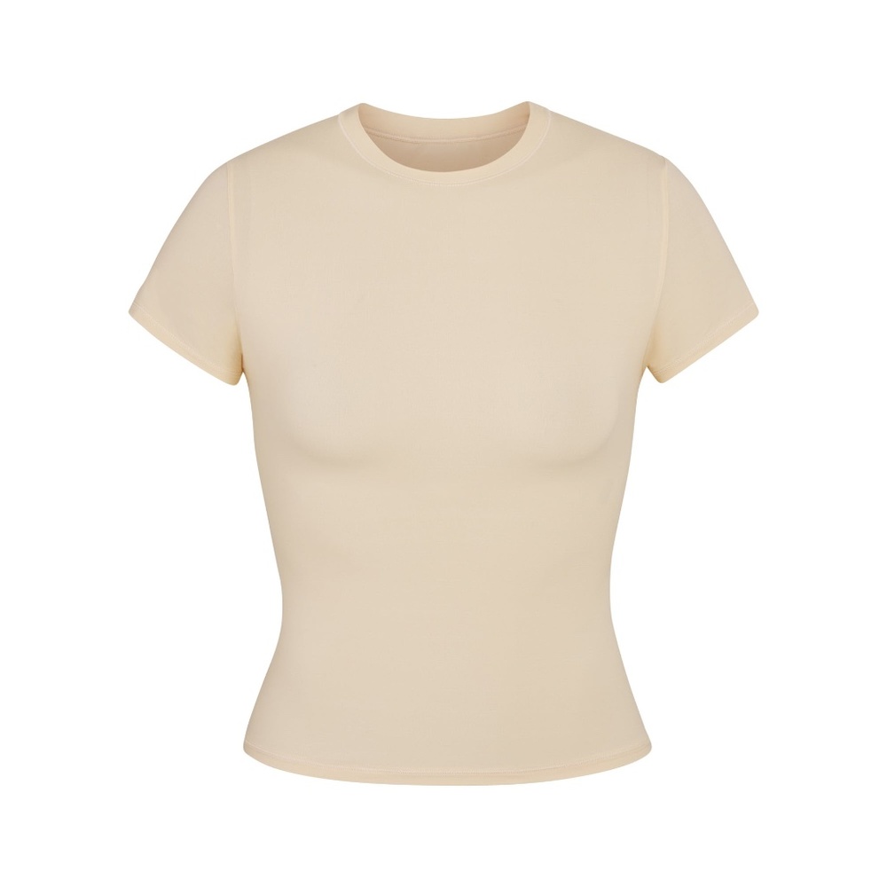 SKIMS Fits Everybody T-Shirt, Color: Sand, Size: L